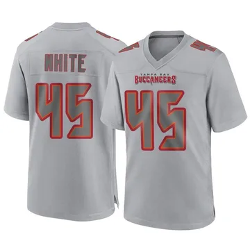 Men's Nike Devin White Gray Tampa Bay Buccaneers Atmosphere Fashion Game Jersey Size: Extra Large